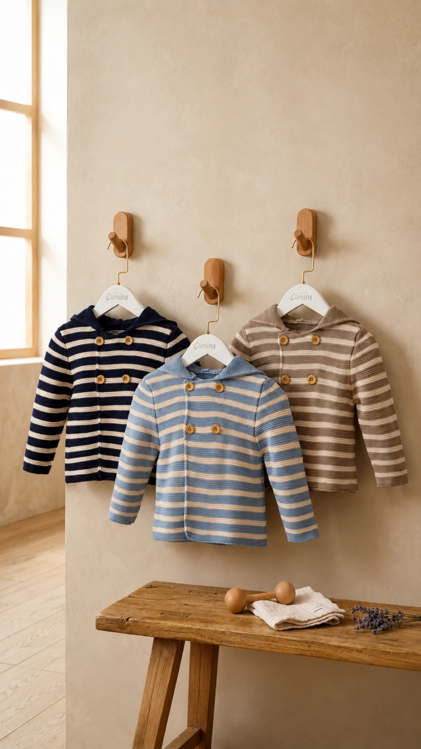 UNISEX CARDIGAN 9-12-18-24 MONTHS